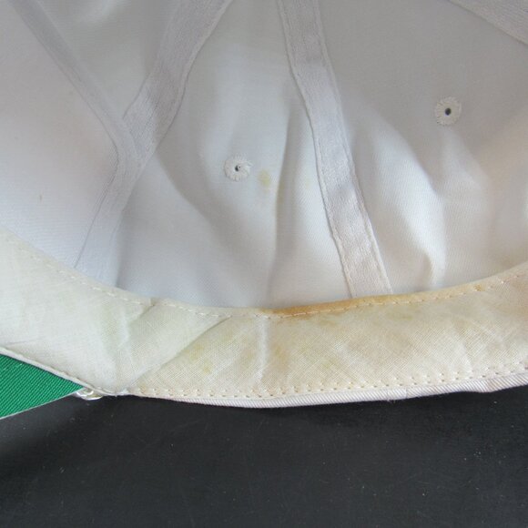 BB&T Embroidered Logo Men's White Wide Brim w/Braid Adj Strap Back Cap Hat - Picture 9 of 9